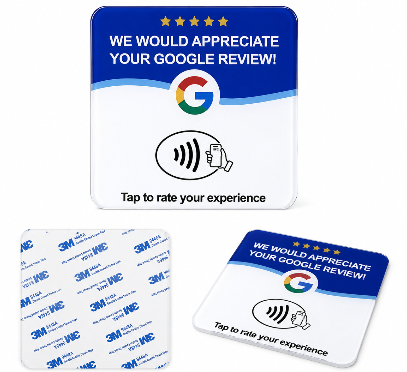 Google Review NFC Tap Plaque